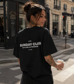 Sunday Club Oversize Tee Black