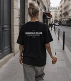 Sunday Club Oversize Tee Black