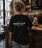 T-shirt Oversize Sunday Club Nera