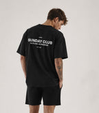 Sunday Club Oversize Tee Black
