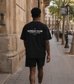Sunday Club Oversize Tee Black