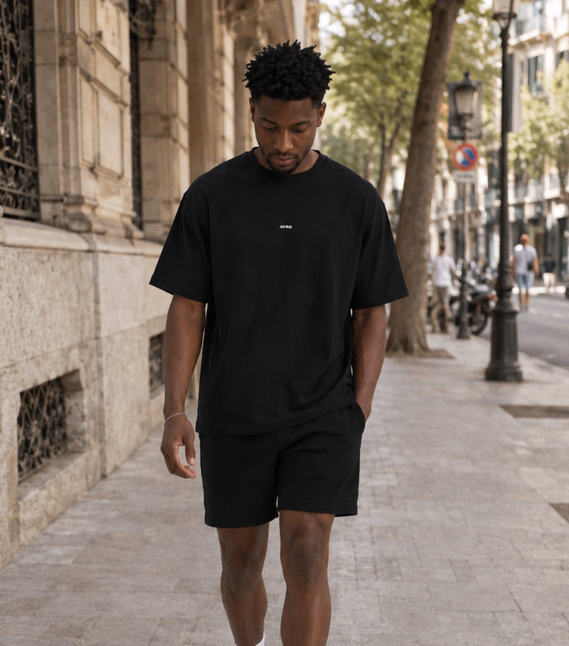 Sunday Club Oversize Tee Black