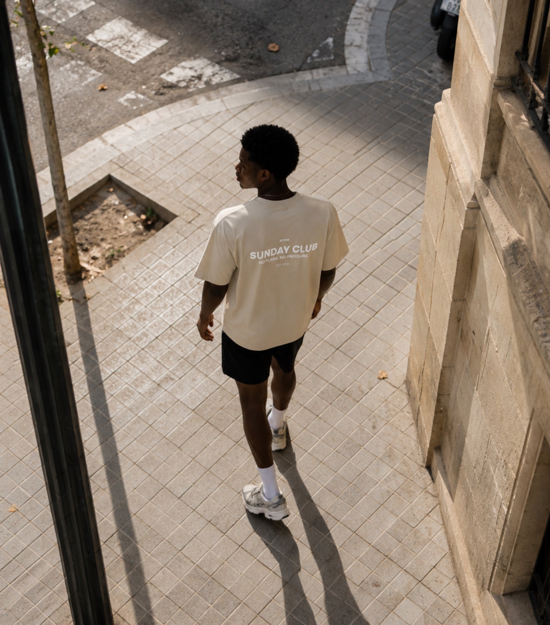 Sunday Club Oversize Tee Sand