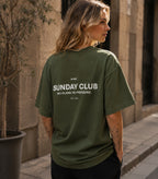Sunday Club Oversize Tee Khaki