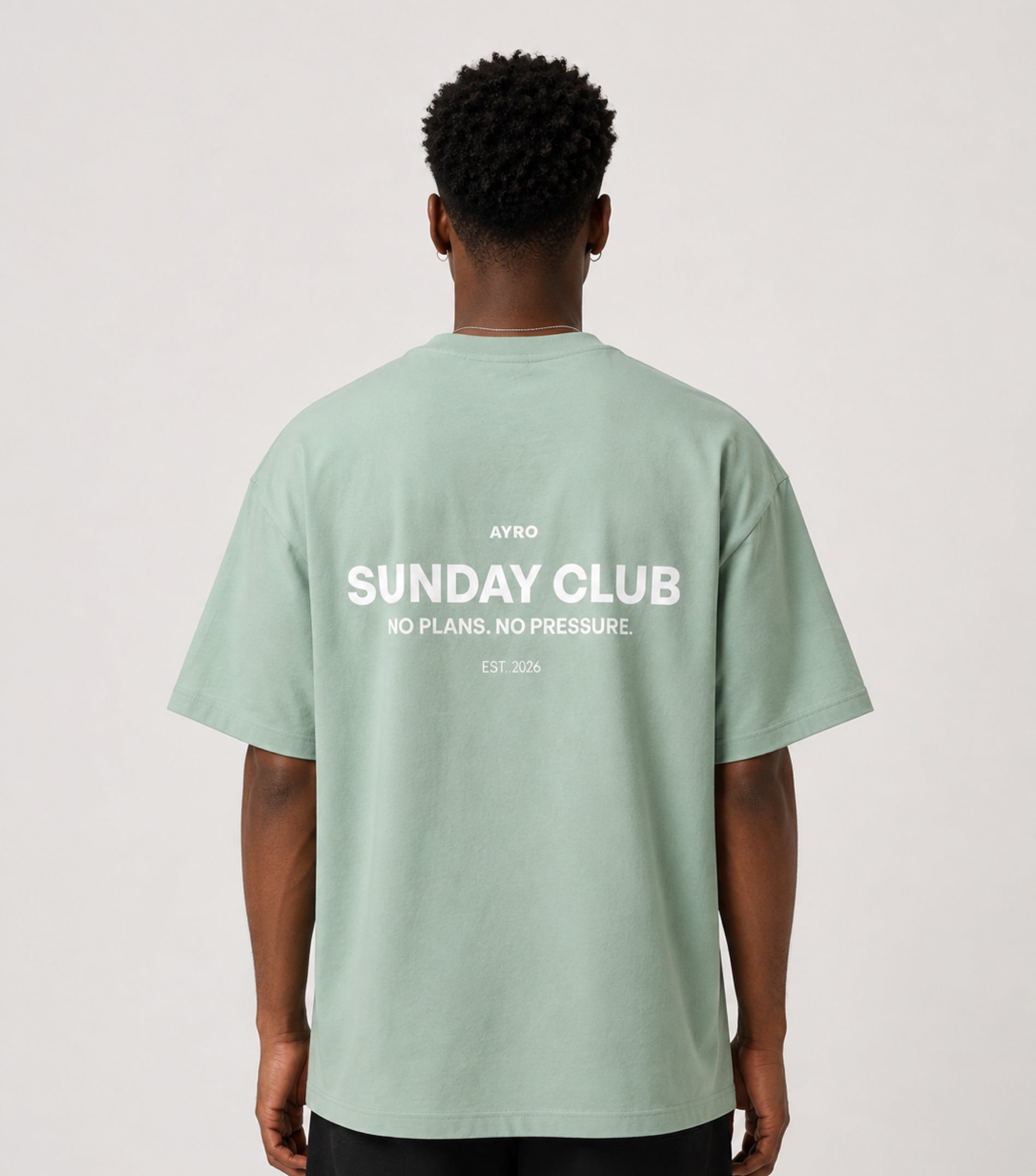 Sunday Club Oversize Tee Mint