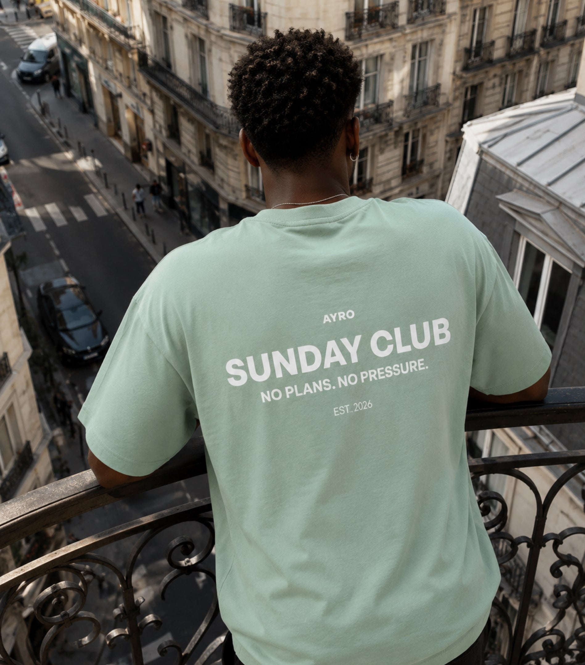 Sunday Club Oversize Tee Mint