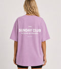 Sunday Club Oversize Tee Pink