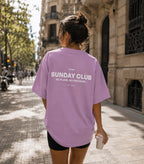Sunday Club Oversize Tee Pink