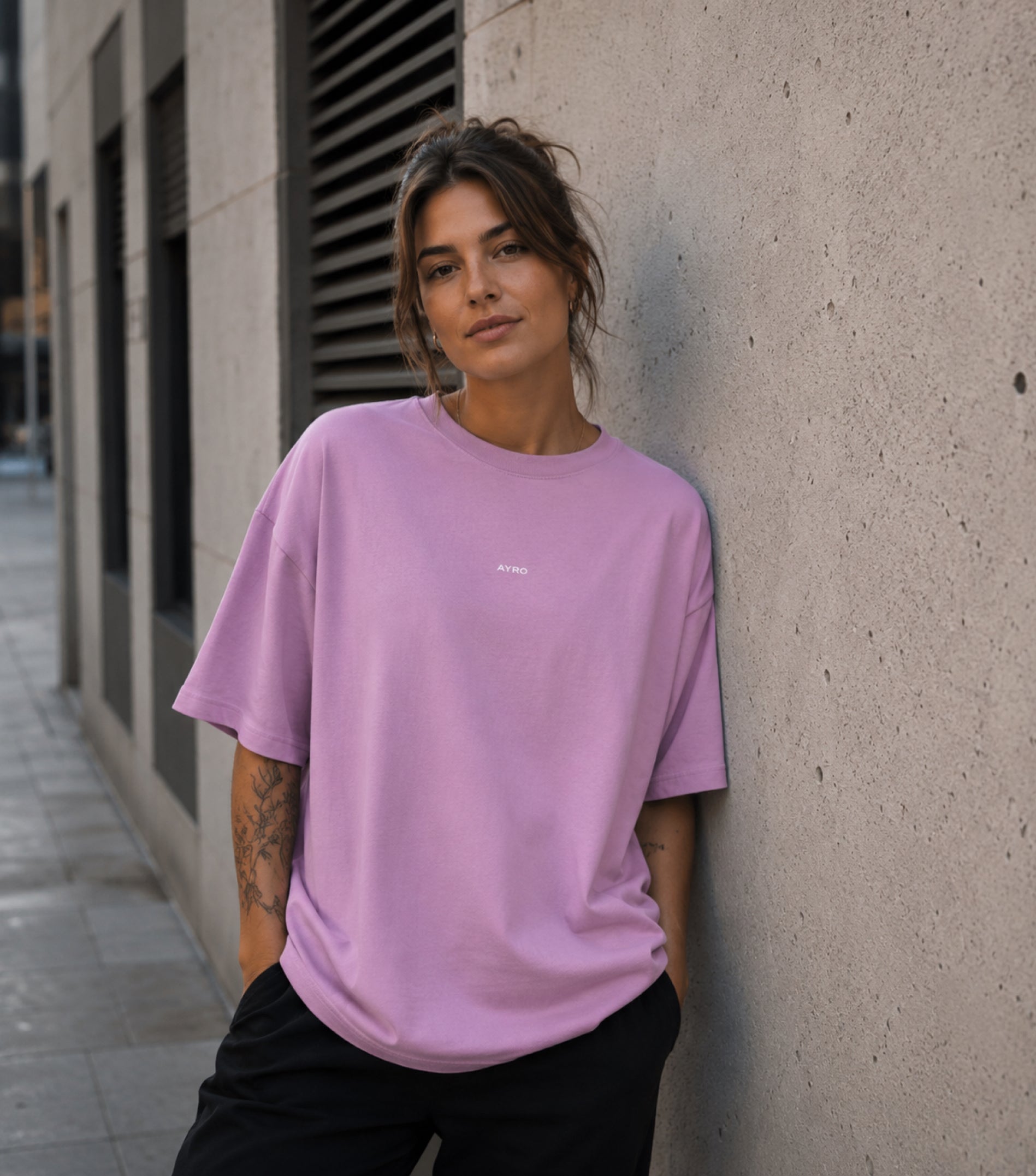 Sunday Club Oversize Tee Pink