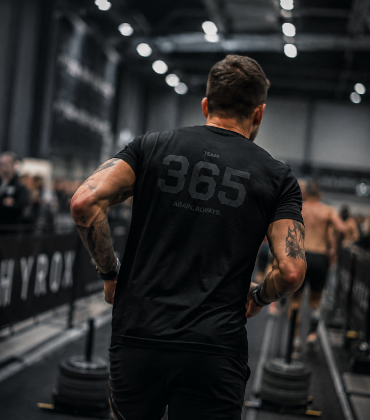 365 T-Shirt Tiefschwarz