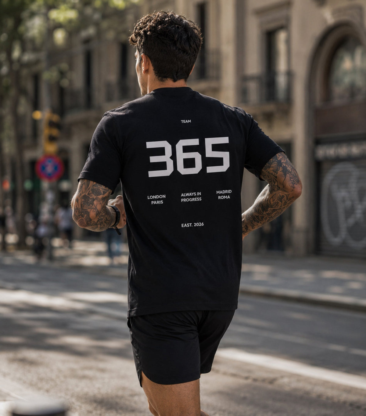 T-shirt 365 Always nera