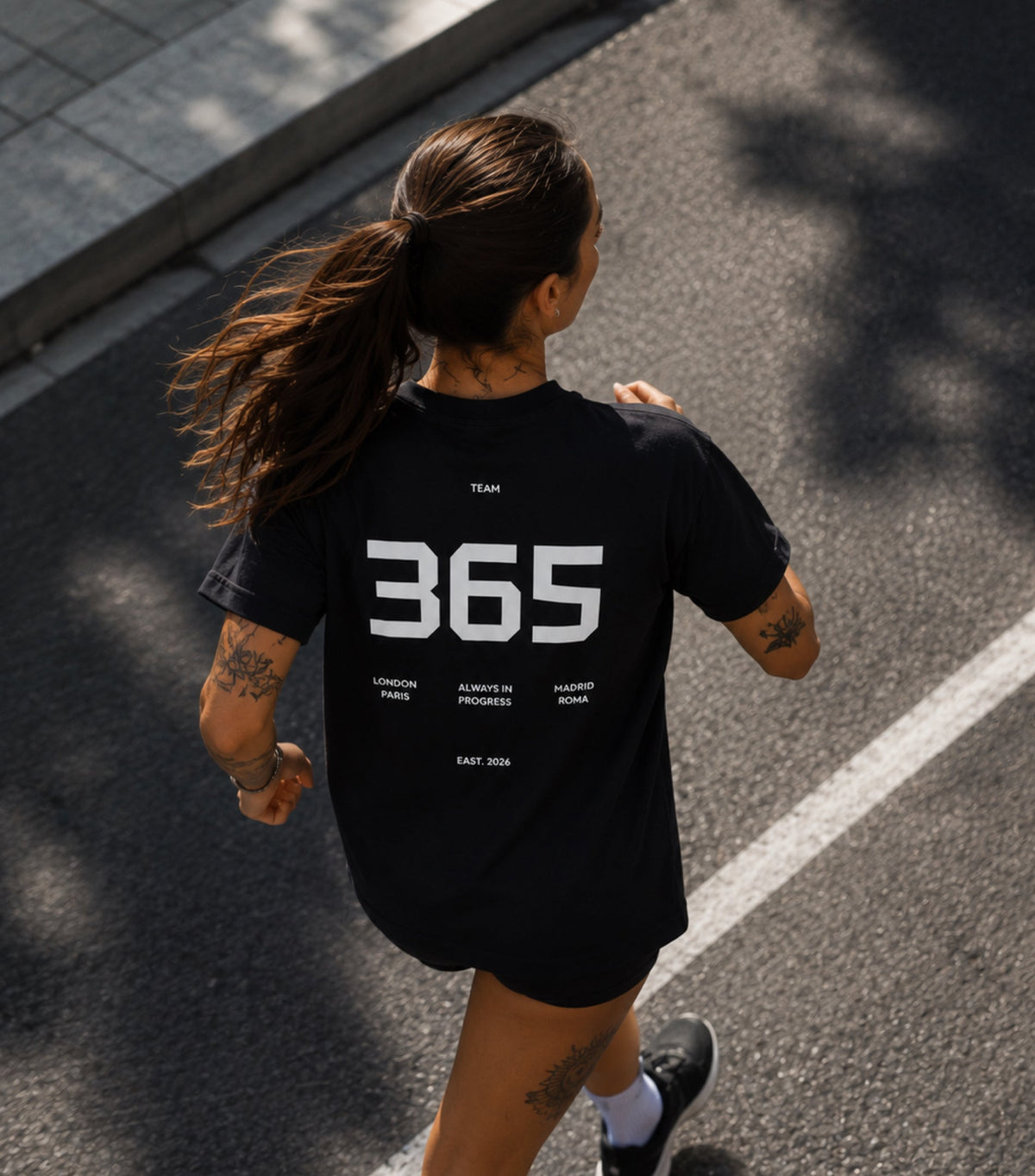 T-shirt 365 Always nera