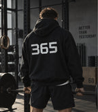 Felpa oversize 365 nera