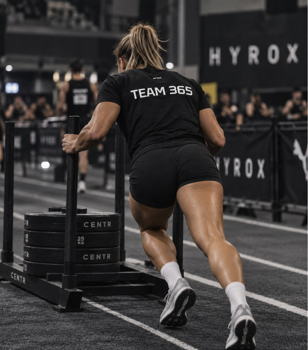 T-shirt Team 365 nera