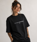 Small Steps Oversize Tee Black
