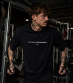 Small Steps Tee Black