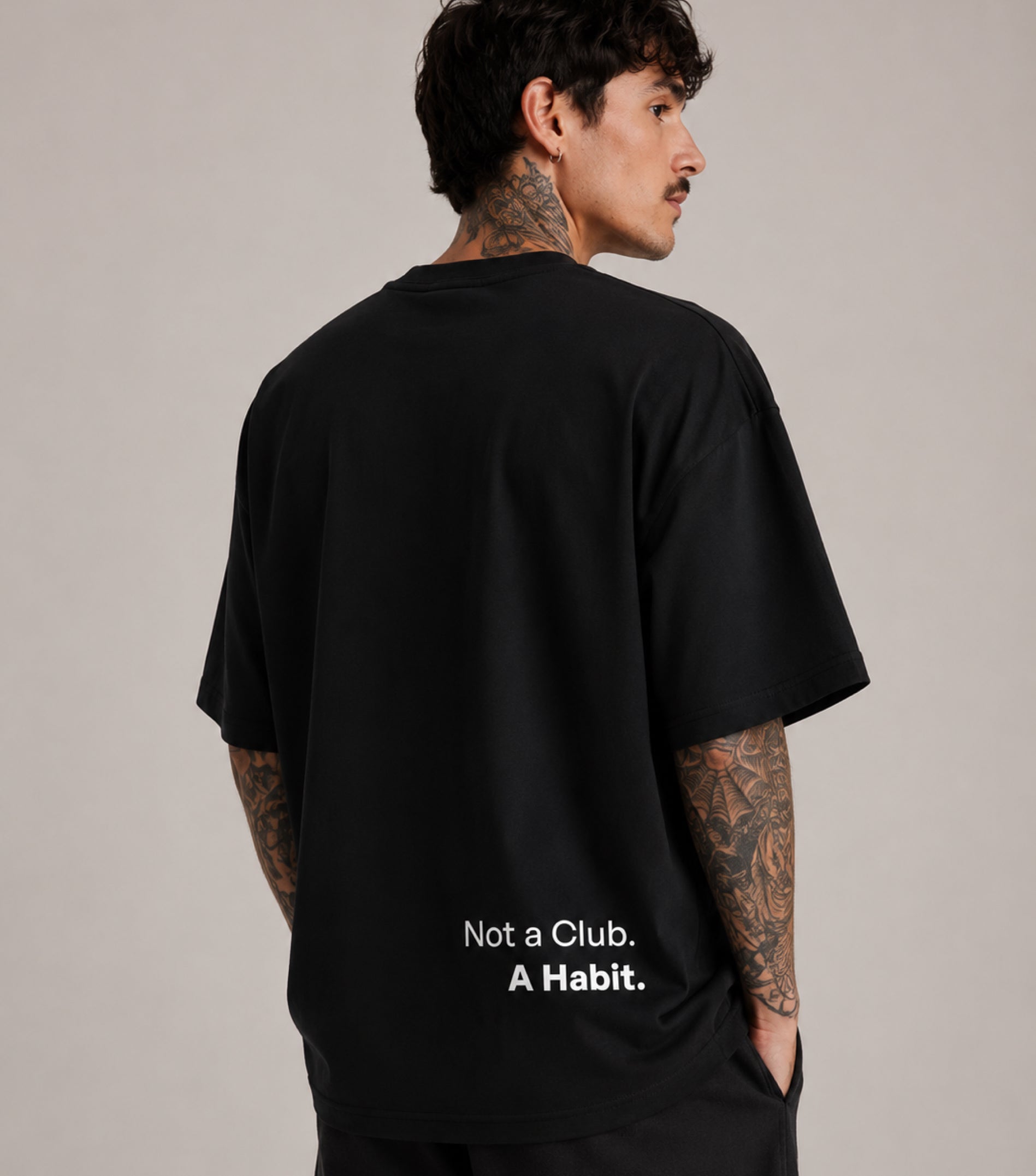 Not a Club Oversize Tee Black