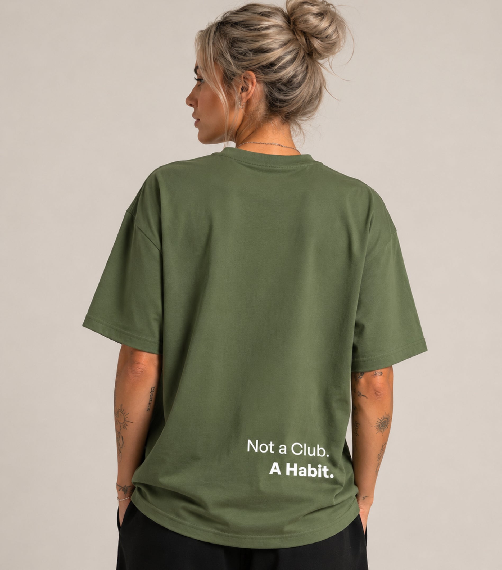 Not a Club Oversize Tee Khaki