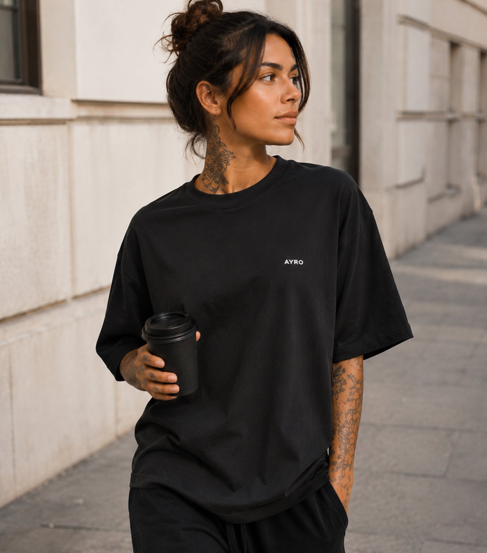 Not a Club Oversize Tee Black
