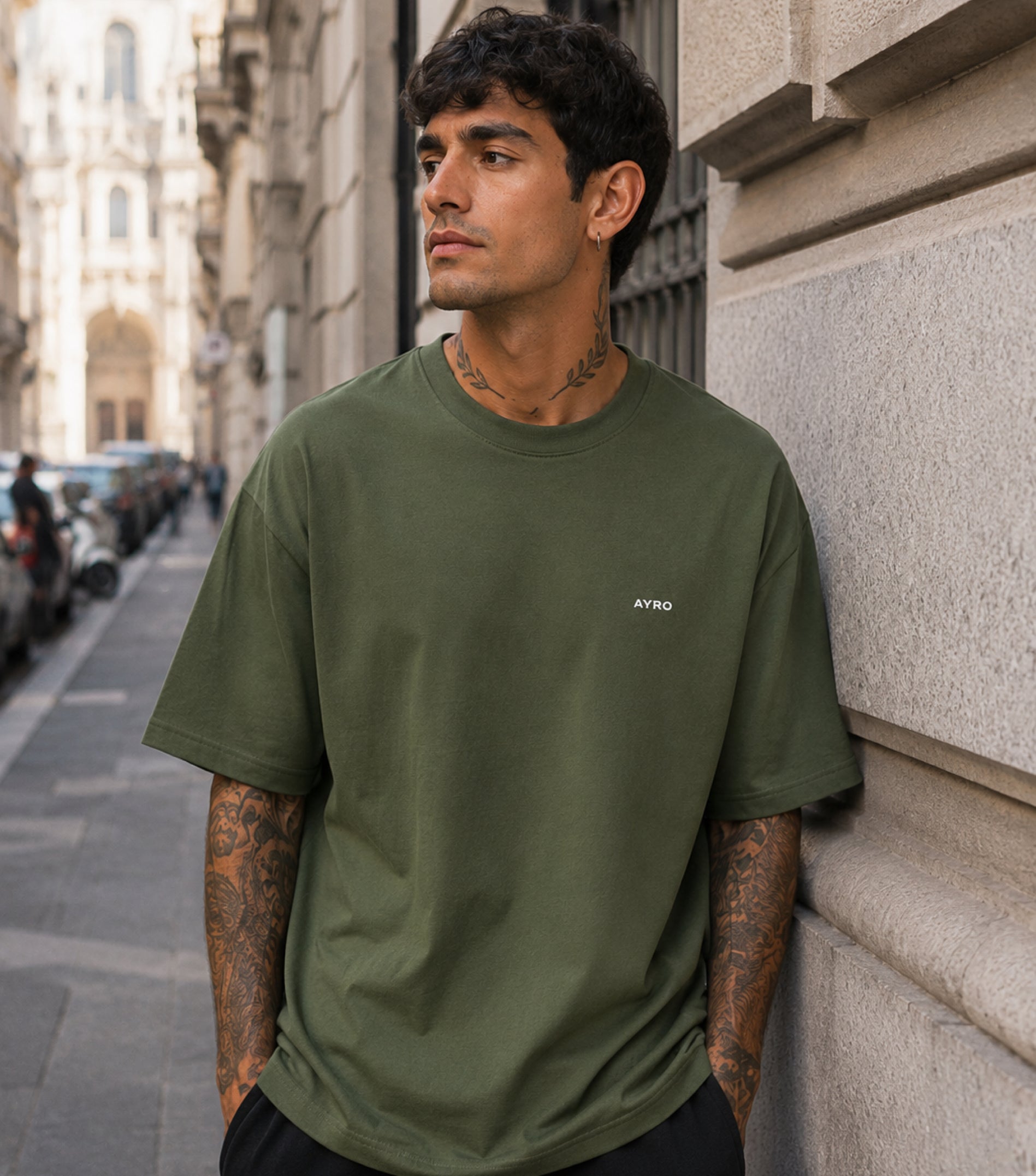 Not a Club Oversize Tee Khaki