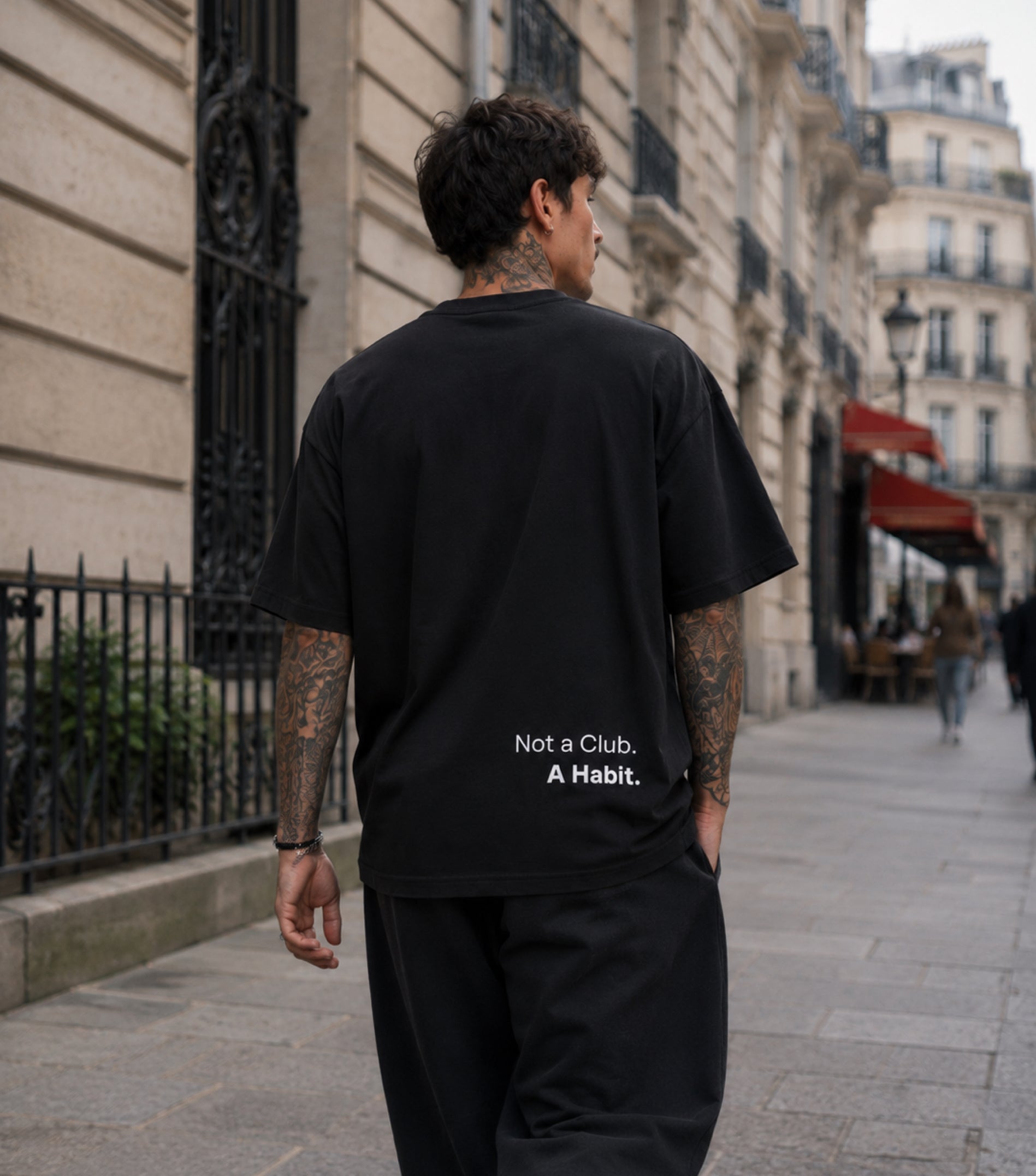 Not a Club Oversize Tee Black