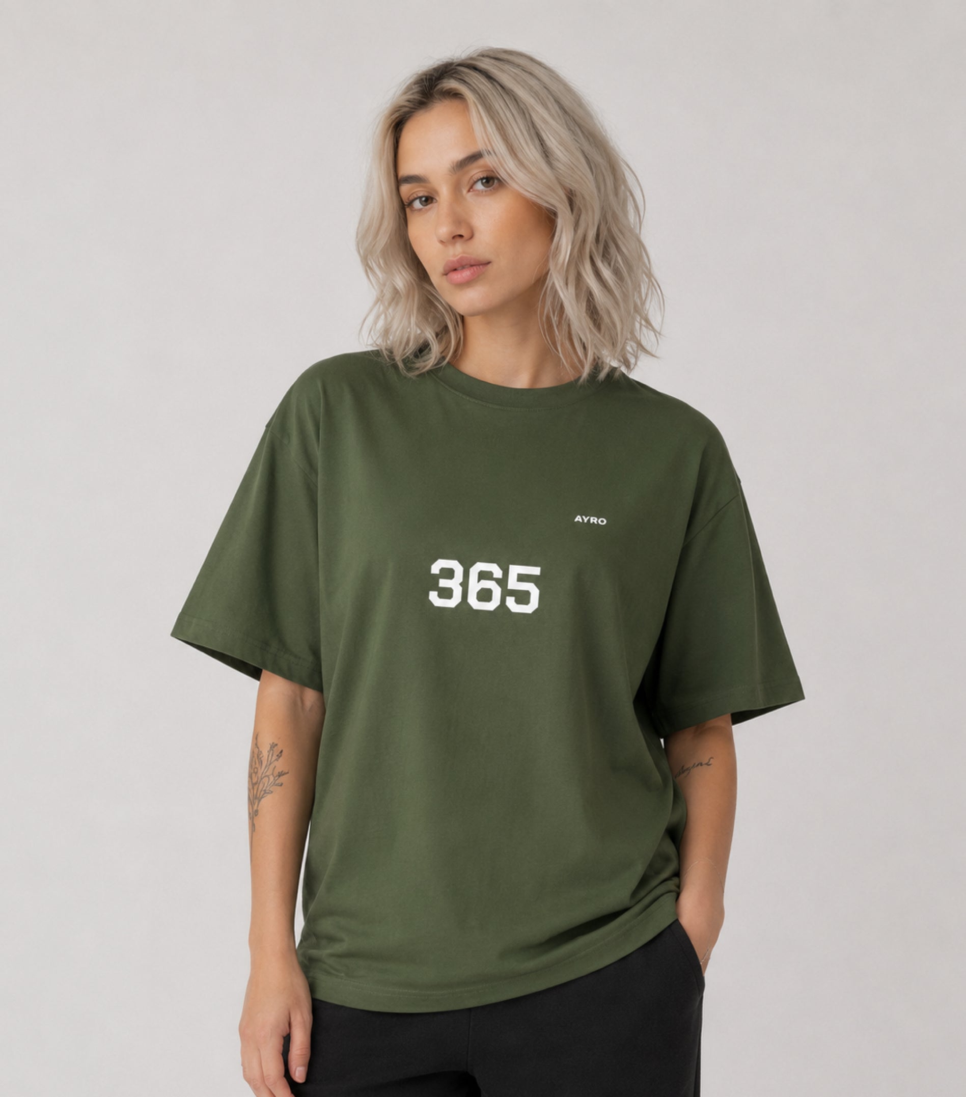 365 Oversize Tee Khaki
