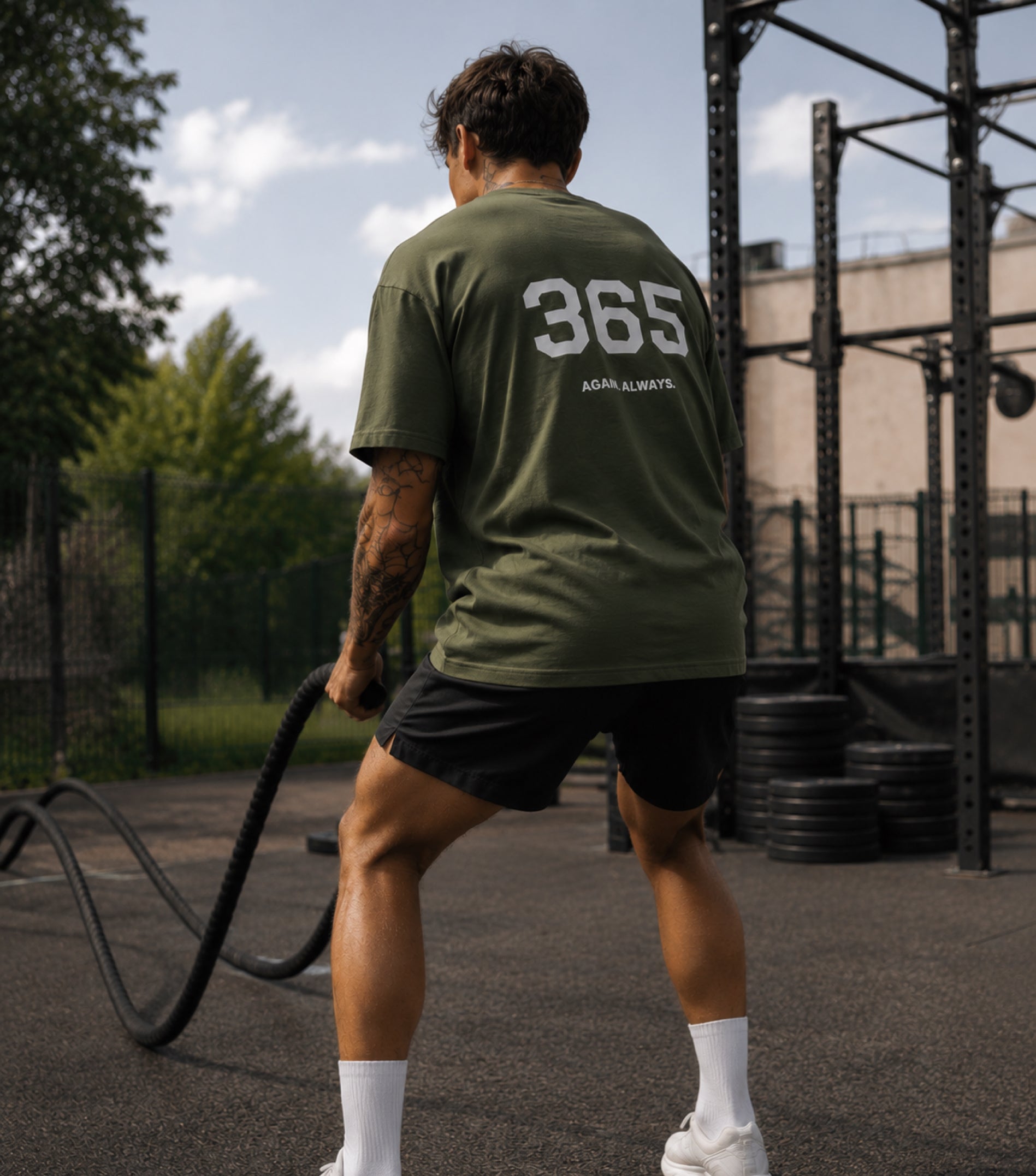 365 Oversize Tee Khaki