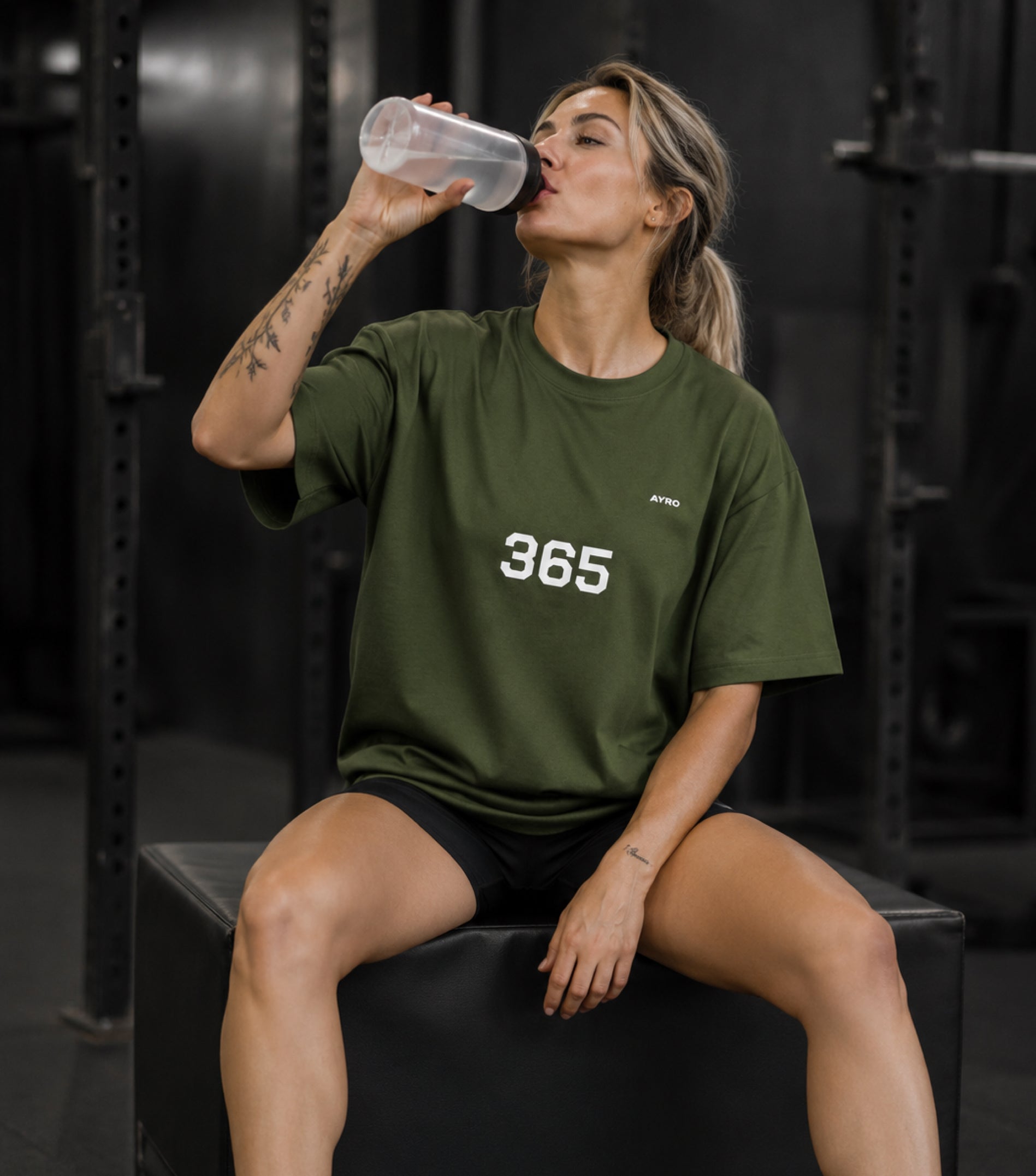 365 Oversize Tee Khaki