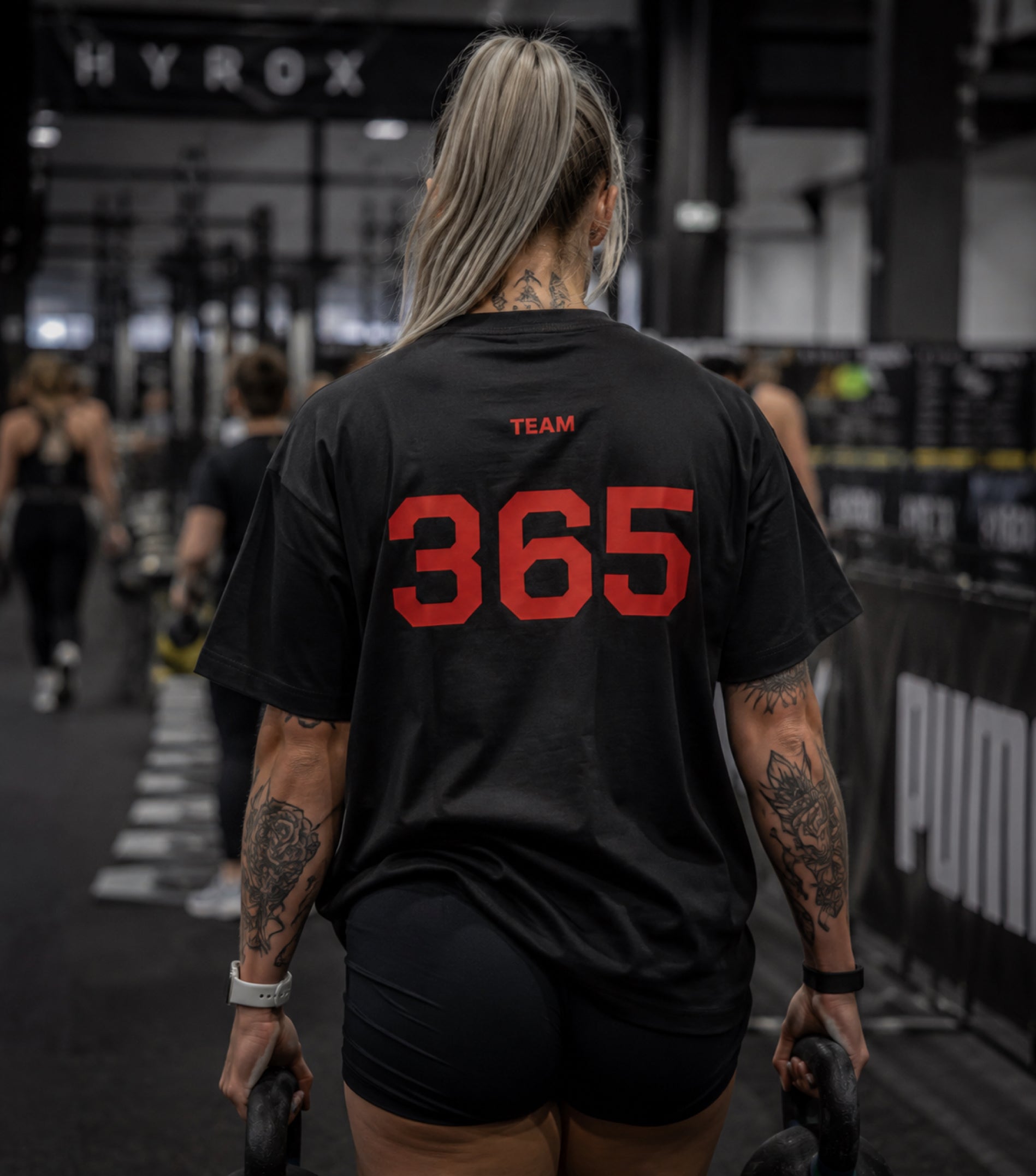 Team 365 Oversize Tee Black (Limited)