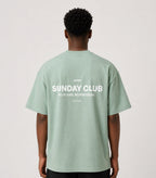 T-shirt Oversize Sunday Club Menta