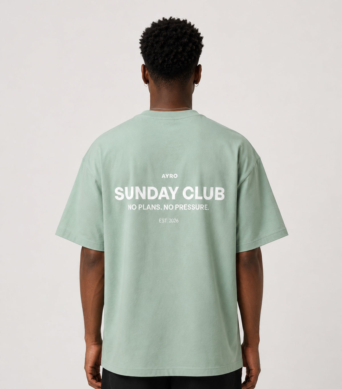 Sunday Club Oversize T-Shirt Mint