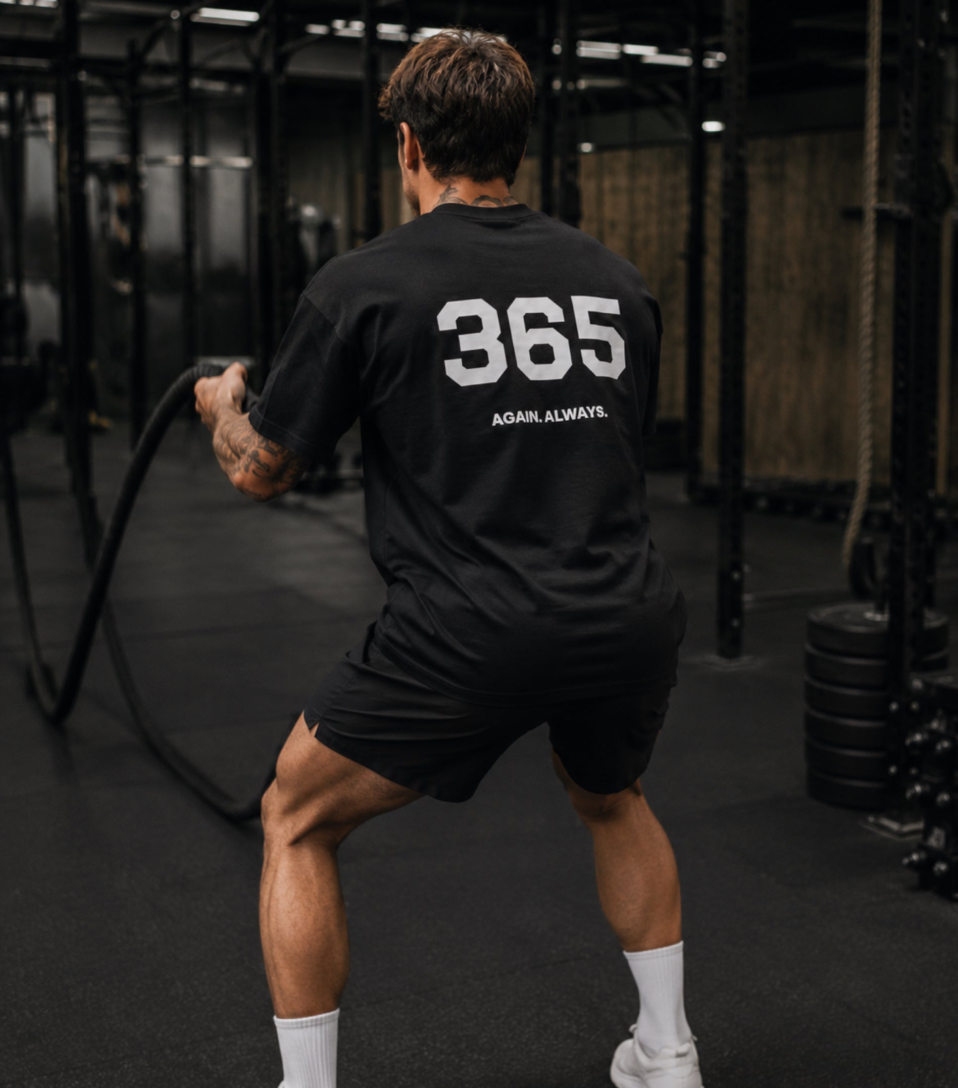 365 Oversize Tee Black