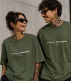 Small Steps Oversize Tee Khaki