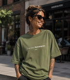 Small Steps Oversize Tee Khaki