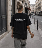Sunday Club Oversize Tee Black